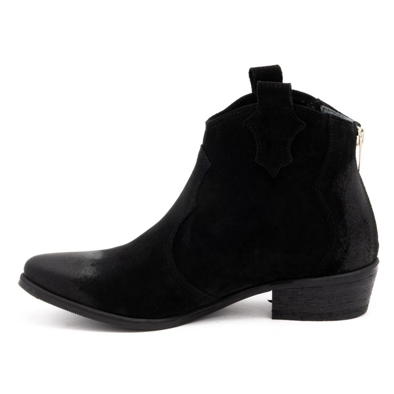 Exquisite Stivali da donna in pelle 1128EX neri nero 1