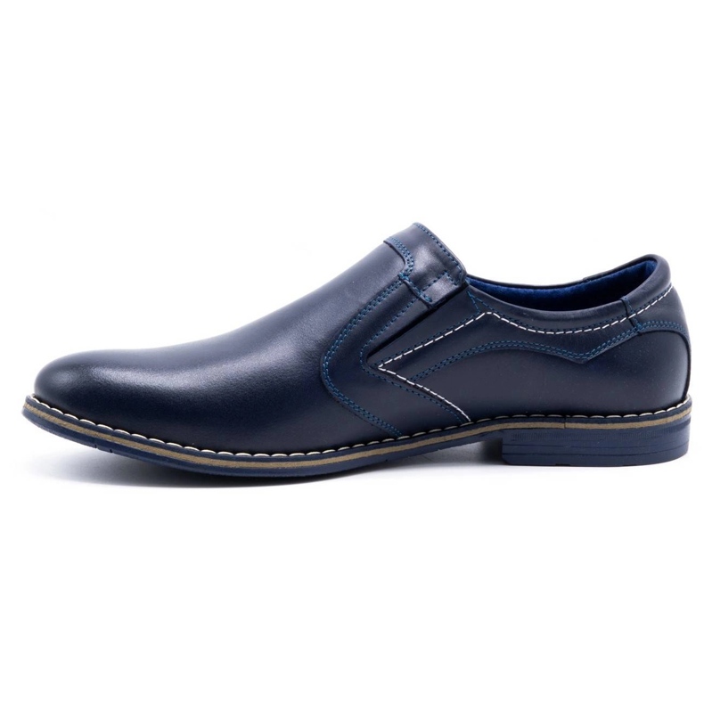 Olivier Scarpe eleganti da uomo 283LU blu navy 1
