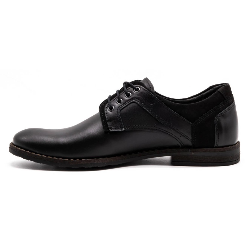 Polbut Scarpe casual da uomo in pelle 2112 nere nero 1