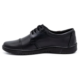 Olivier Scarpe da uomo in pelle 416MP nere nero 1