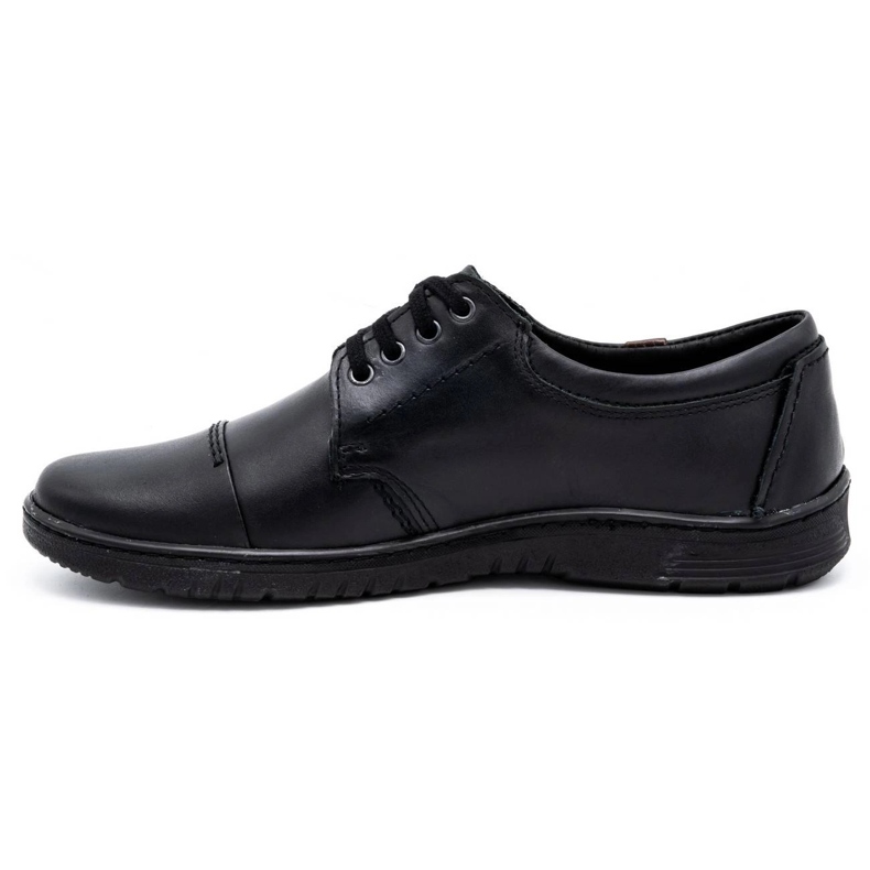 Olivier Scarpe da uomo in pelle 416MP nere nero 1