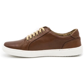 Olivier Scarpe da uomo in pelle 932MP marrone 1