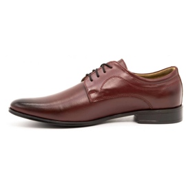 Olivier Scarpe formali da uomo in pelle 277 bordeaux rosso 1