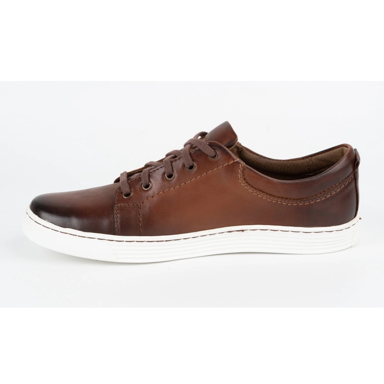 Olivier Scarpe casual da uomo in pelle 946MA marrone 1