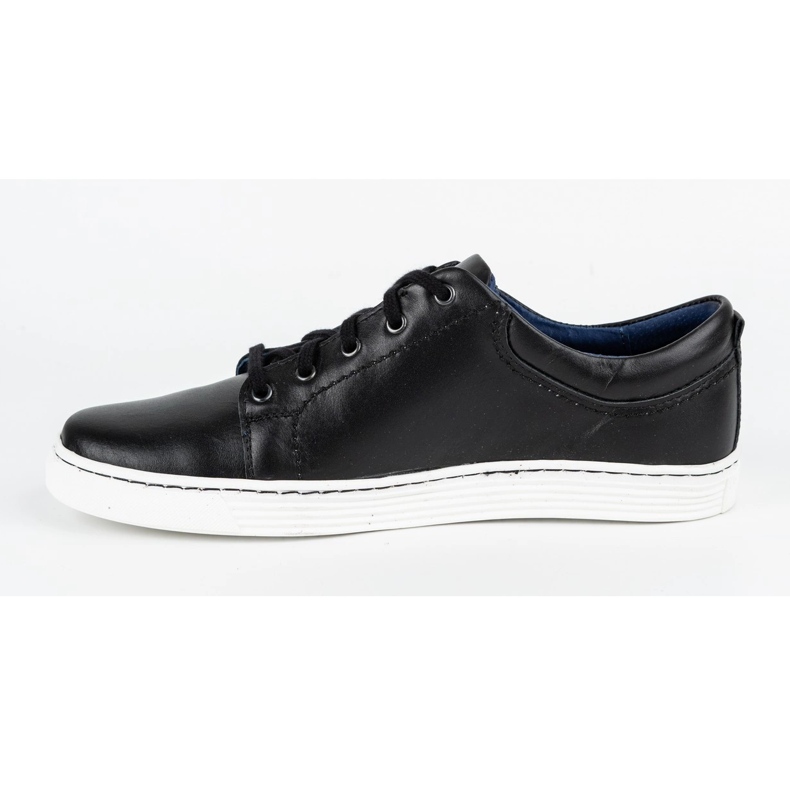 Olivier Scarpe casual da uomo in pelle 946MA nere nero 1