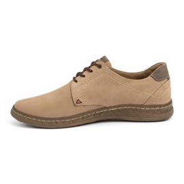 Olivier Scarpe casual da uomo in pelle 930MA beige 1