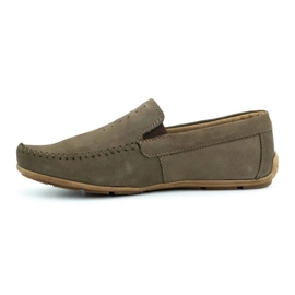 Olivier Mocassini da uomo in pelle marrone 937MA 1