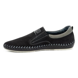 Olivier Scarpe da uomo in pelle 816MA nere nero 1
