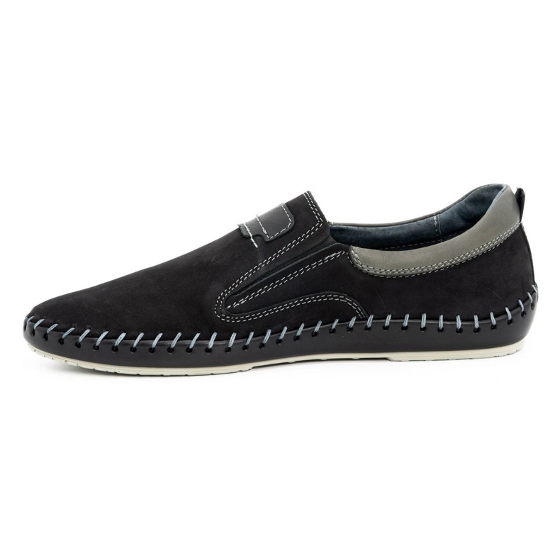 Olivier Scarpe da uomo in pelle 816MA nere nero 1