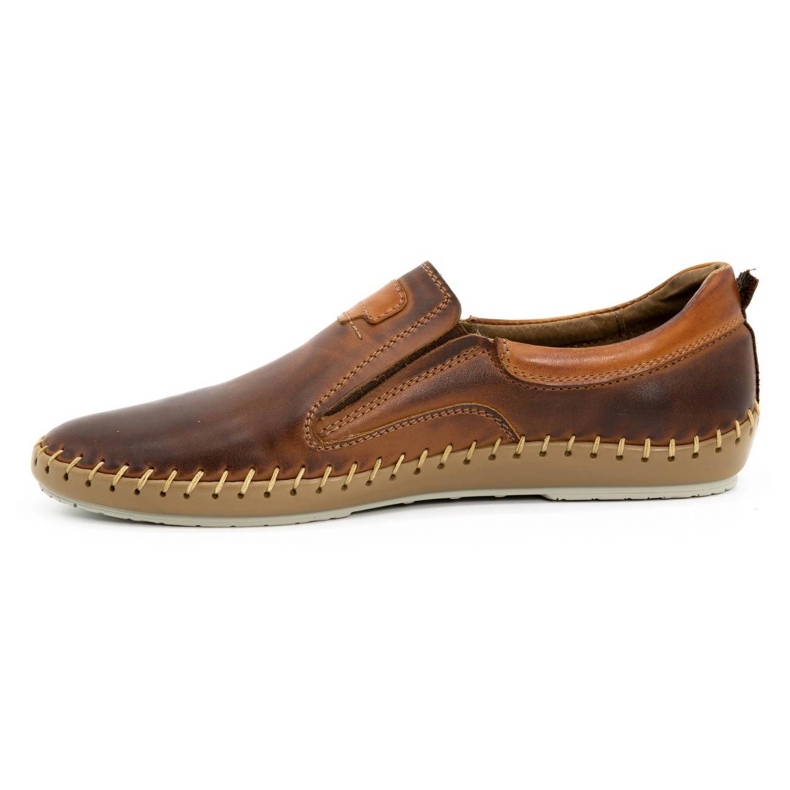 Olivier Scarpe da uomo in pelle 816MA marrone 1