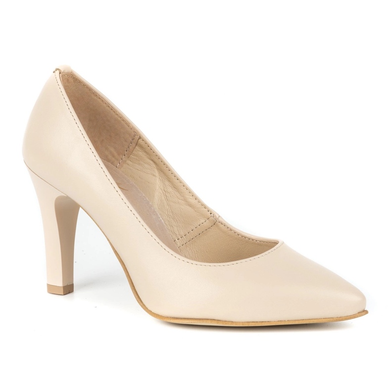 Olivier Tacchi alti da donna in pelle 2317 beige 1