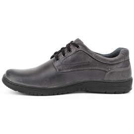 KOMODO Scarpe casual da uomo in pelle 921K grigio 1