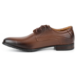 Olivier Scarpa formale da uomo in pelle 850MA marrone 1