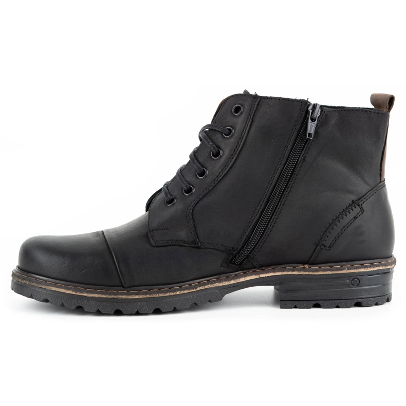 Polbut Scarpe invernali da uomo in pelle 403S nere nero 1