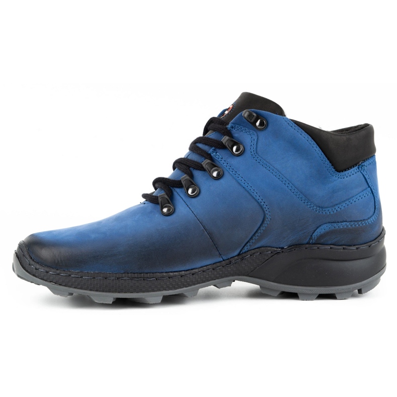 Olivier Scarpe isolanti da uomo in pelle 895MA blu 1