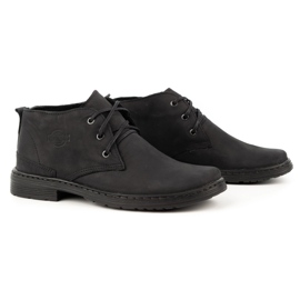 Polbut Scarpe invernali da uomo in pelle 191S nere nero 1