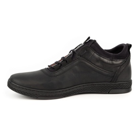 Polbut Stivali invernali da uomo in pelle K27S neri nero 1
