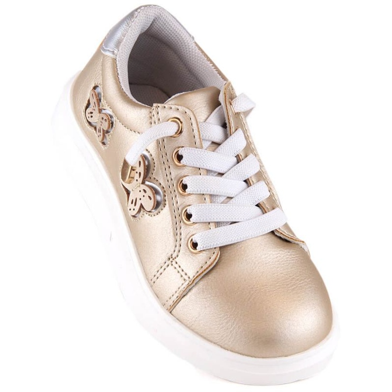 Scarpe metalliche oro Miss Jr. EVE420B d'oro 1