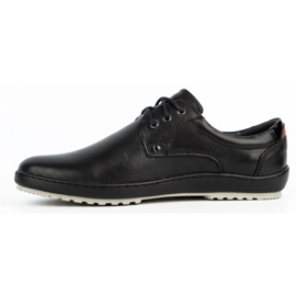 Kampol Scarpe casual da uomo in pelle 24KAM nere nero 1