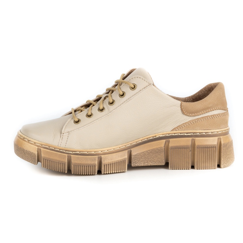 WASAK Scarpe da donna sneakers in pelle 0663W beige 1