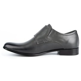 Olivier Monki 287LU scarpe formali in pelle grigia grigio 1