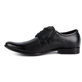 Olivier Scarpe eleganti da uomo in pelle 302T3 nere nero 1