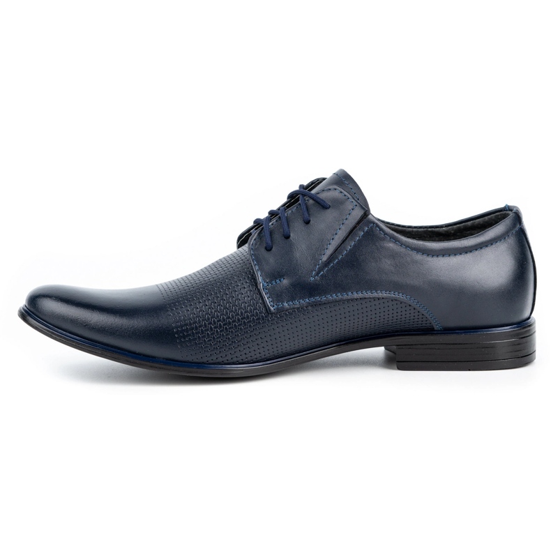 Olivier Scarpe eleganti da uomo in pelle 302T3 blu navy 1