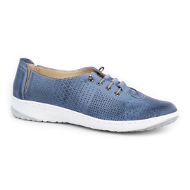WASAK Scarpe da donna sneakers in pelle 0625W blu 1