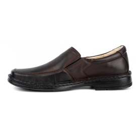 WASAK Slip-on da uomo in pelle 0114W marrone 1