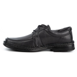 WASAK Scarpa casual da uomo in pelle 0078W nera nero 1