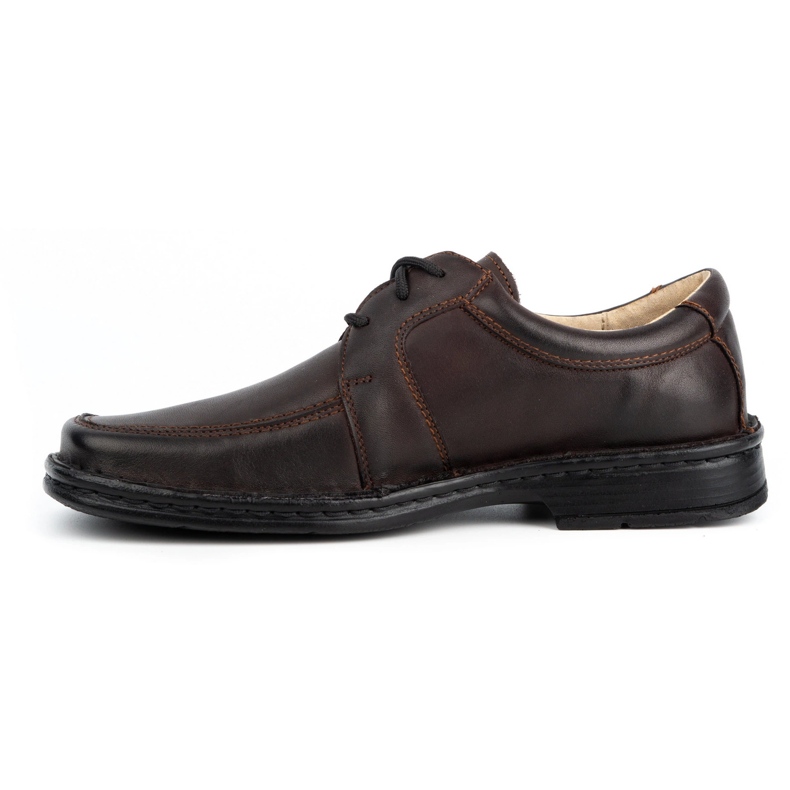 WASAK Scarpa casual da uomo in pelle 0078W marrone 1