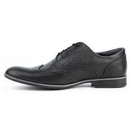 Olivier Scarpe formali in pelle Brogues 306GT nere nero 1