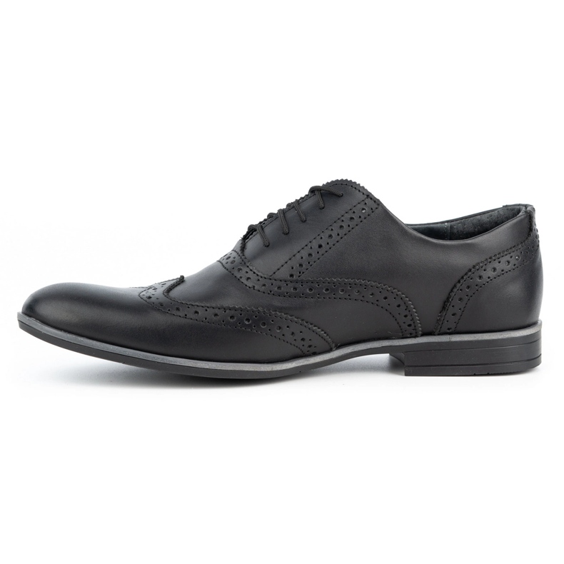 Olivier Scarpe formali in pelle Brogues 306GT nere nero 1