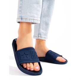 Pantofole da donna blu navy Big Star dd274A269 1