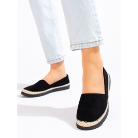 W. Potocki Sneakers senza lacci da donna in camoscio nero di Potocki 1
