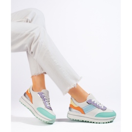 Sneakers da donna con plateau multicolore Shelovet 1