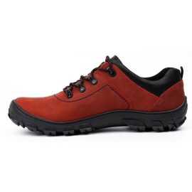 Kampol Scarpe trekking uomo 36 rosse rosso 1