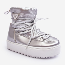 Stivali da neve isolati per bambini Silver Colina argento 1