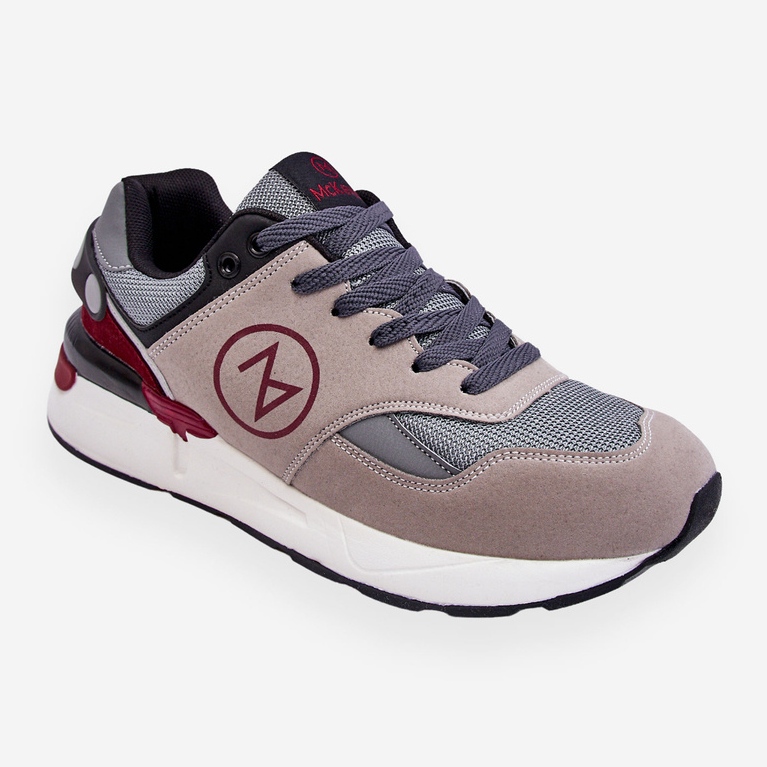 Mckeylor Scarpe Sportive Stringate Da Uomo Grigie E Nere Stephen grigio 1