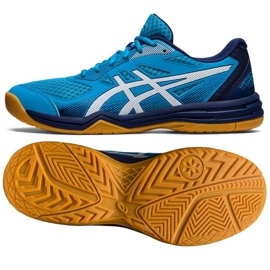 Scarpe da pallavolo Asics Upcourt 5 M 1071A086 402 blu blu 4
