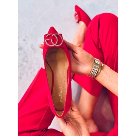 BM Ballerine naso rosso mandorla FM3107A Rosso 1