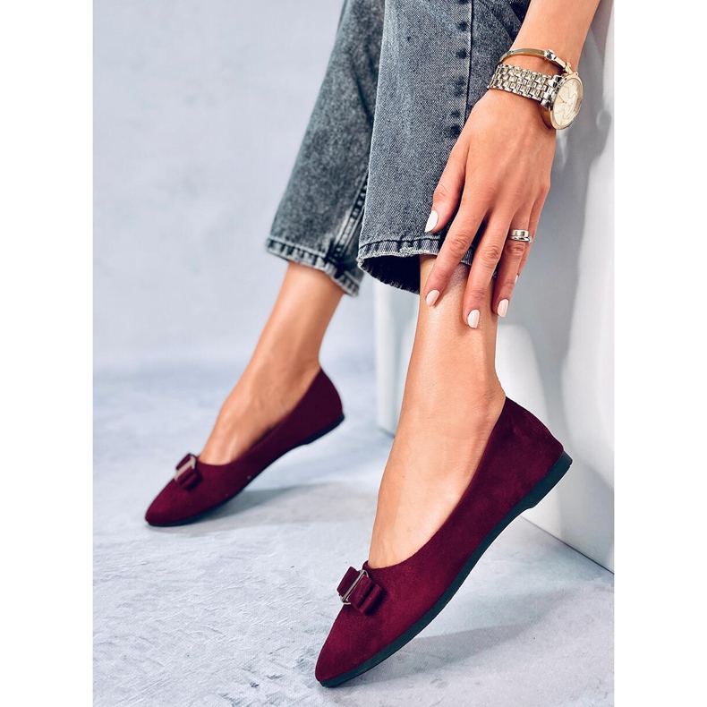 Ballerine da donna Janya Wine Red rosso 1