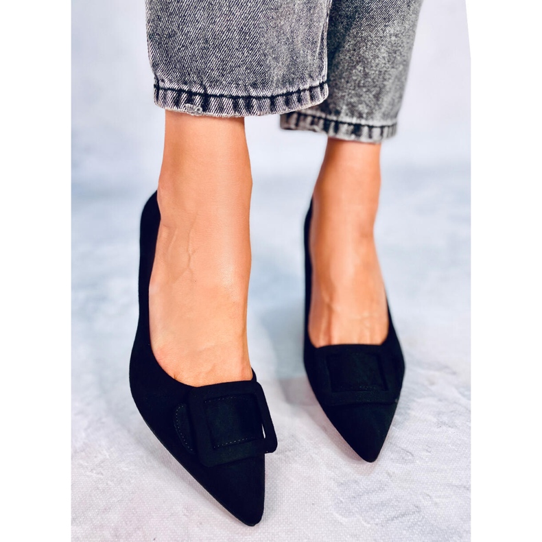 Décolleté su tacco a stiletto Fiona Black nero 1