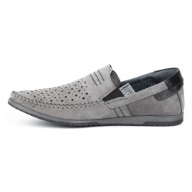 KOMODO Mocassino uomo grigio 876 scarpe estive 1