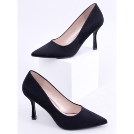 Stiletti da donna Giorgia Black in camoscio nero 1