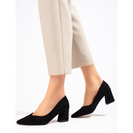 Décolleté da donna Shelovet sul palo nero 1