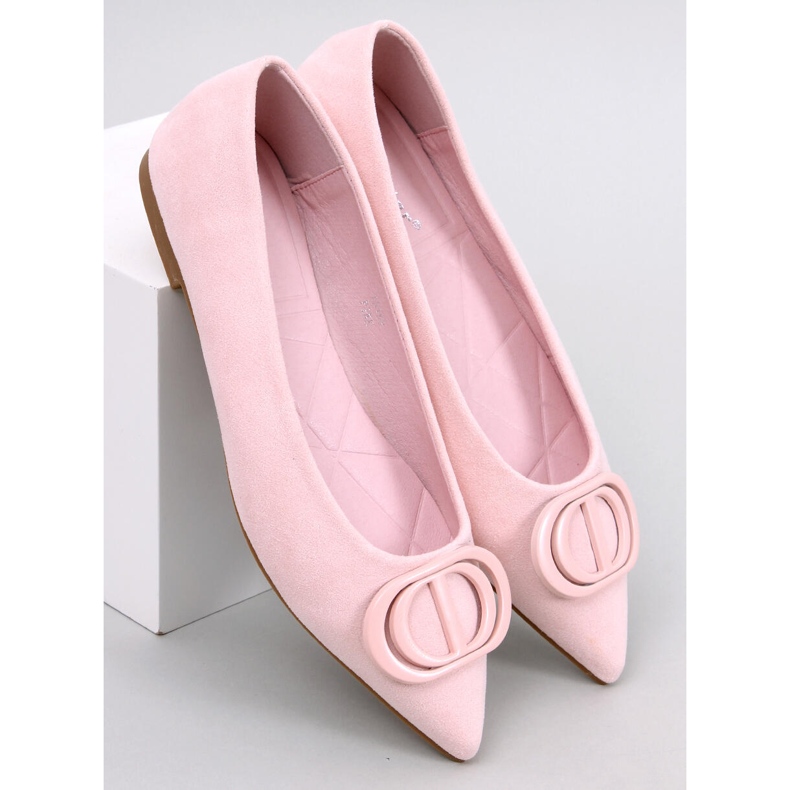 Arte Ballerine rosa con punta a mandorla 1