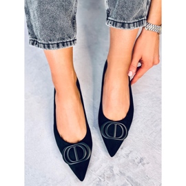 Ballerine Arte Black con punte a mandorla nero 1