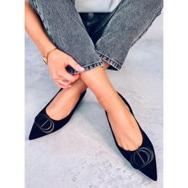 Ballerine Arte Black con punte a mandorla nero 2