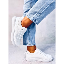 BM Sneakers Keeler bianche da donna bianca 1